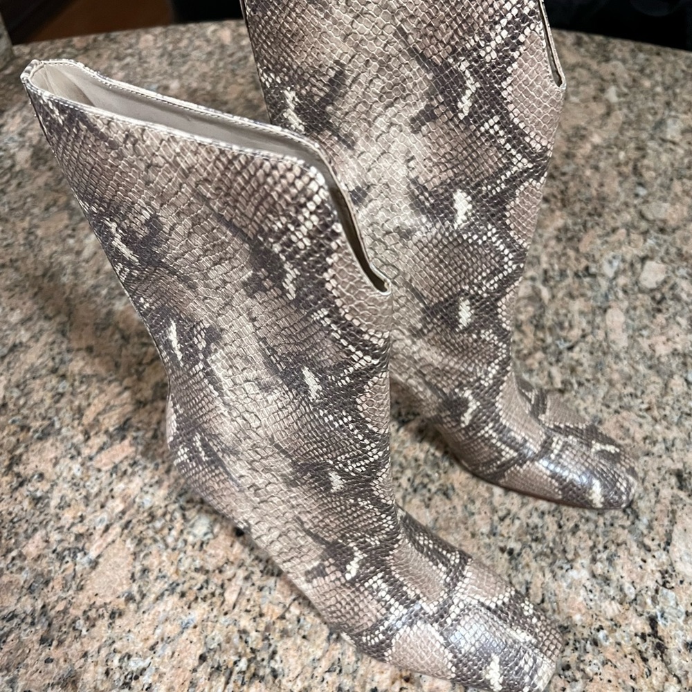 Sam Edelman Womens Lolita Leather Square Toe Boots